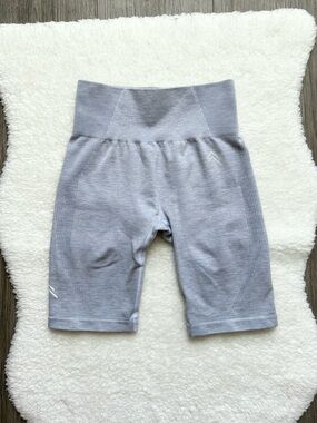 Oner Active Seamless Grey High-Waist Bike Shorts